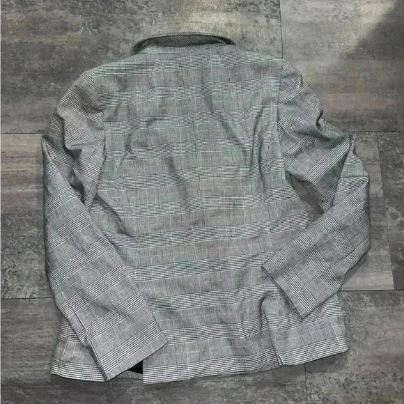 Talbots Checked Blazer Size 2 - Picture 5 of 7